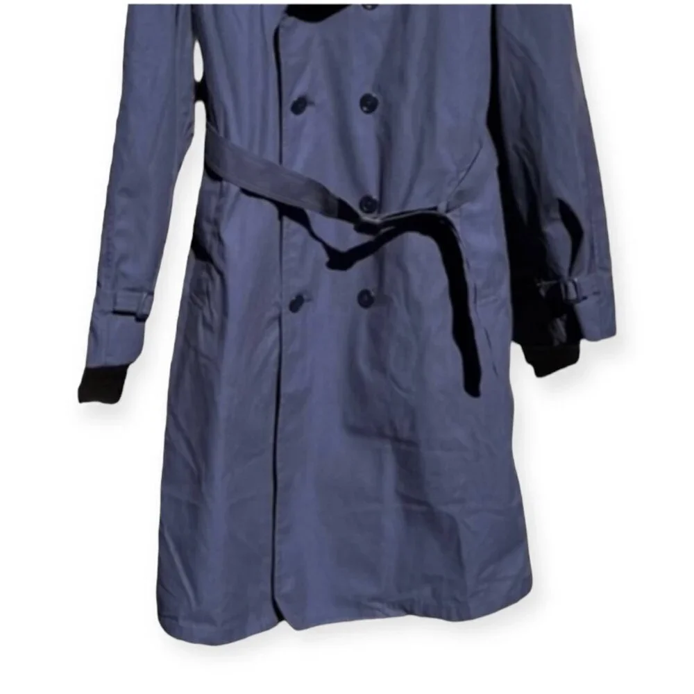 🌻Conversion Air Force Blue All-Weather Military Trench Coat Size 42XL